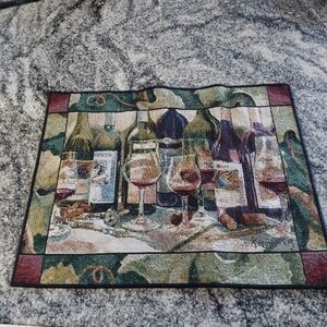 Italian wine Art Mohawk Home wall hanging Tapestry